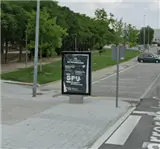 Mupi en la zona de Les Comes y los equipamientos deportivos de Igualada